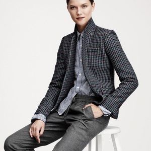 J. Crew Regent blazer in wool houndstooth, NWT